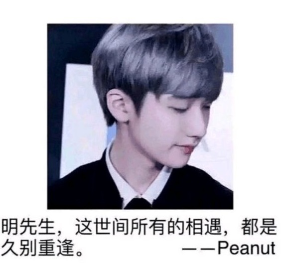 明先生,这世间所有的相遇都是久别重逢