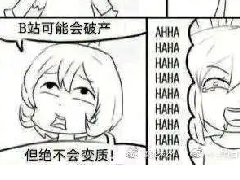 b站可能会变质但绝不会倒闭什么梗
